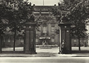 Berlin: Reichsprasidenten-Palais; Residensen til republikkens president (s/hvitt bilde) av Sasha Stone