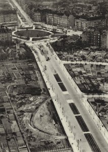 Berlin: Reichsstrasse, Reichskanzlerplatz (s/hvitt-bilde)