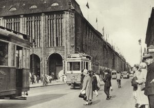 Berlin: Wertheim varehus; Wertheims Emporium (s/hvitt bilde)
