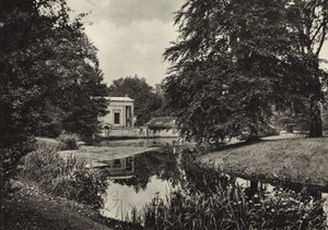 Charlottenhof bei Potsdam; Charlottenhof nær Potsdam (s/hvitt bilde) av Sasha Stone