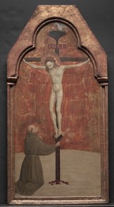 St. Frans kneler foran Kristus på korset, 1437-1444.