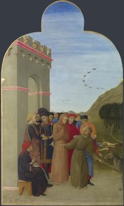 The Wolf of Gubbio fra Borgo del Santo Sepolcro altertavle, 1437-1444.