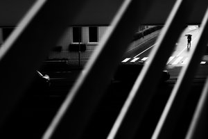 Den ensomme paraplyvandreren