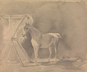 En hest på beite av Sawrey Gilpin