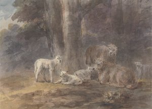 Sauer under et tre av Sawrey Gilpin