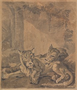 To tigre av Sawrey Gilpin