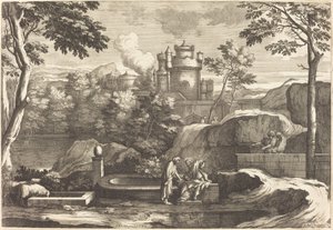 Jesus og samaritanen av Sébastien Bourdon