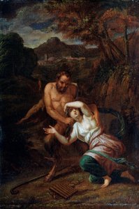 Pan and the Nymph Syrinx, 1600-tallet