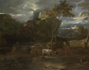Arkens retur, 1659 av Sébastien Bourdon