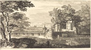 Landskap med Chateau