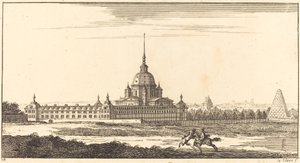 Landskap med kloster