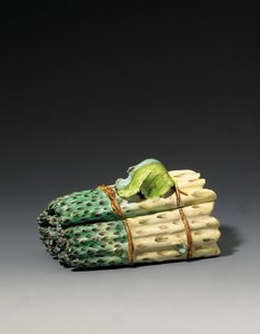 Aspargesterrin og lokk, ca.1750 av Sceaux Factory