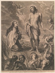 H. Theresia går i forbønn for Bernardino de Mendoza av Schelte Adamsz. Bolswert