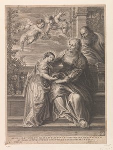Maria med foreldrene Anna og Joachim