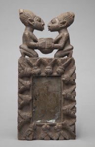 Yoruba speilveske (tre) av School African