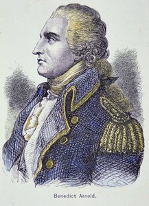 Benedict Arnold (farge litho) av School American