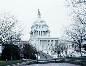 Capitol Hill, først bygget i 1793 (bilde) av School American
