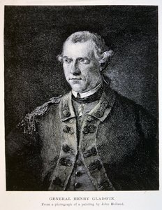 General Henry Gladwin, fra et fotografi av et maleri av John Holland (litho) av School American