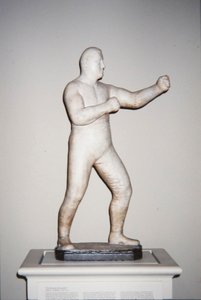 John L. Sullivan (marmor) av School American