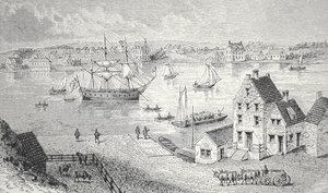 Fergen, New York, ca. 1750 (litho)