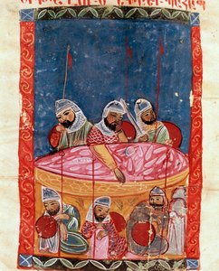 Vakter ved Kristi grav (miniatyr av School Armenian