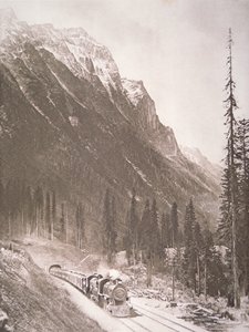 Canadian Pacific Railway Train, ca. 1925 (s/hvitt-bilde)
