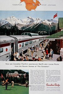 Canadian Pacific Railway-annonse for "The Canadian"