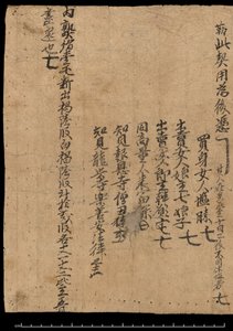 Eller. 8210, kontrakt datert til 20. desember 991 som bytter en slavepike i stedet for en gjeld av silke (pergament) av School Chinese