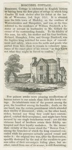 Boscobel House: tresnitt gravering, nd [c 1830] (trykk) av School English