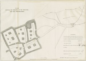 Dudley - Gruvearbeid: litografi og [? 1800-tallet] (trykk) av School English