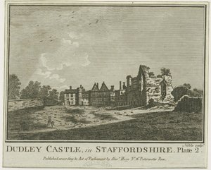 Dudley Castle - The Keep: kobberplategravering, [14. april 1775] (trykk) av School English