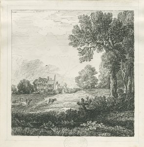 Eccleshall - Biana Hall: penn- og blekktegning, nd [c 1830] (tegning) av School English
