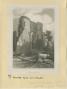 Ingestre - Slott: stålgravering, og [?1800-tallet] (trykk) av School English