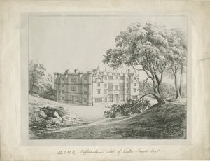 Keele Hall: litografi, og [?1700-tallet] (trykk) av School English