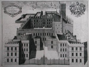 New College, Oxford (gravering) av School English