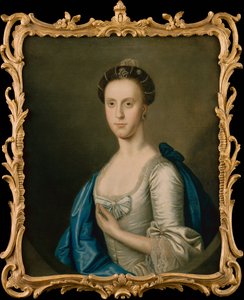 Portrait of a Lady (olje på lerret) av School English