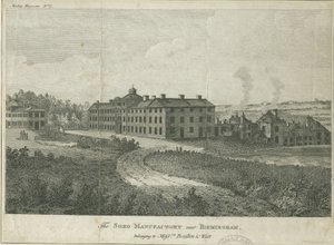 Soho Manufactory: stålgravering, og [slutten av 1700-tallet] (trykk) av School English