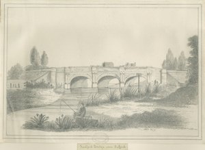 Stafford - Radford Bridge: blyanttegning, nd [?1800-tallet] (tegning) av School English