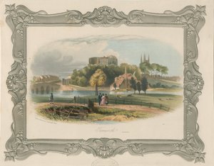 Tamworth Castle: stålgravering (tonet), nd [c 1841] (trykk) av School English