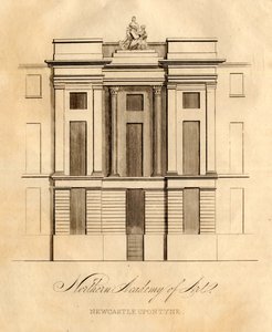 The Northern Academy of Art, Newcastle upon Tyne (litho) av School English