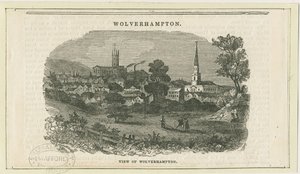 Wolverhampton - Fjernsyn [fra Penn Road]: tresnittgravering, nd [1800-tallet] (trykk)