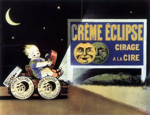 Reklame for vokspolering "" Eclipse Creme"" av School French