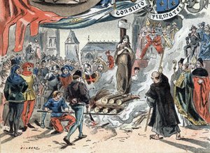 Jeanne d#39;Arc ledet til slakteren, hundreårskrigen