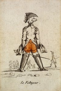 Gammelt kort å spille: hjertets ess - "" The Voltigeur"". Kartmuseum i Ploucher, Issy-les-Moulineaux. av School French