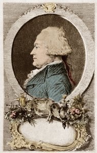 Portrett av Anthelme Brillat Savarin (Brillat-Savarin) sorenskriver, representant for den tredje staten, fransk gastronom og forfatter av School French