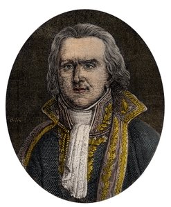Portrett av Jean Etienne Marie Portalis. Fransk jurist og politiker (1746 -1807) - grev Jean-Etienne-Marie Portalis (1746-1807) av School French