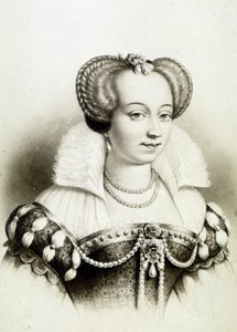 Portrett av Margaret av Valois, kjent som dronning Margot (1553-1615), dronning av Navarra, første kone til Henry IV.