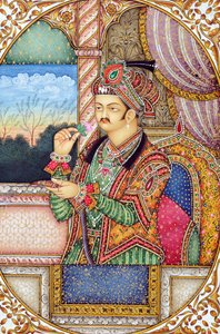 Miniatyrmaleri av Mughul-keiseren Jahangir India Asia av School Indian