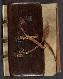 MS CCC 282 Corpus Irish Missal Book Binding, c.1120-30 (eik, lær og vellum)