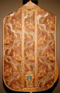 Chausble (silke) (se 152127 for annen visning) av School Italian